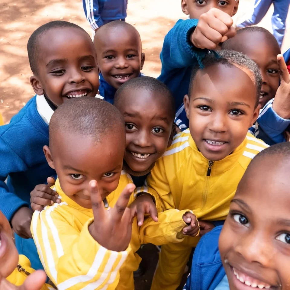 Learners at Tumaini Junior School